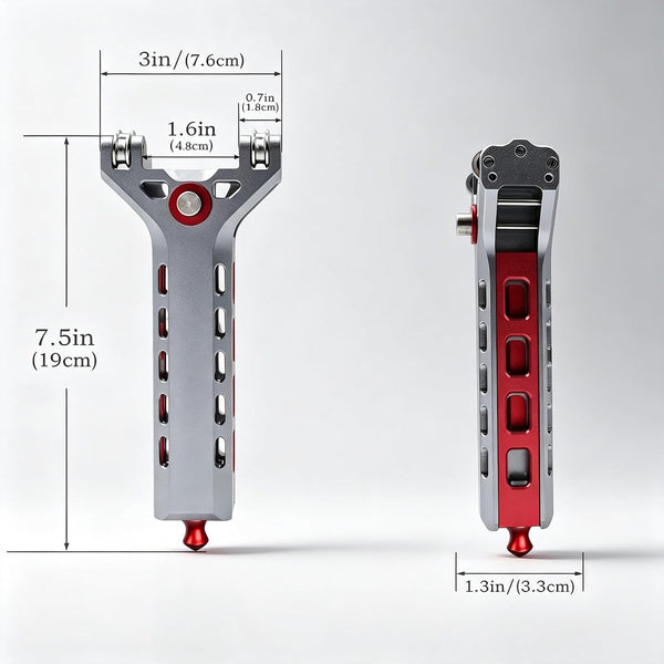 Aluminum Alloy Mechanical Slingshot – প্রিমিয়াম Outdoor স্পোর্টস স্লিংশট